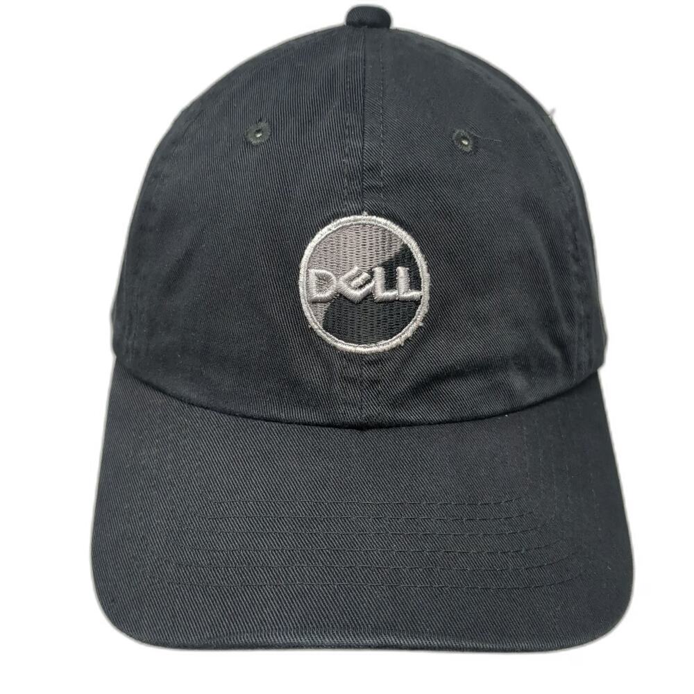 Headmaster Dell Logo Black Baseball Cap One Size Strapback Hat Cotton Computer